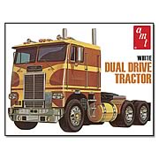 White Freightliner Dual Drive Tractor Model Kit